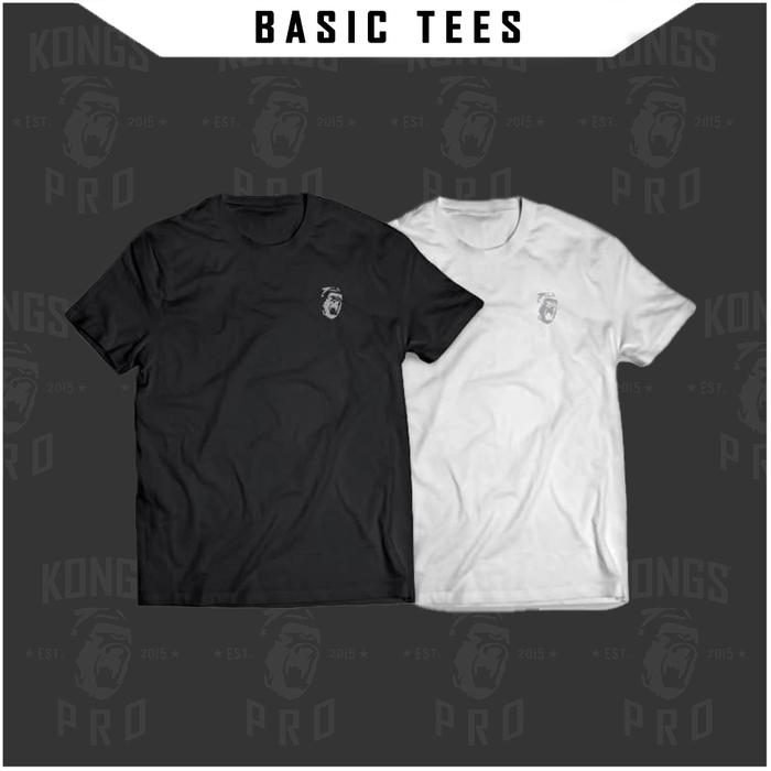 Jual Kongs Pro Basic Tees - Putih, XS 