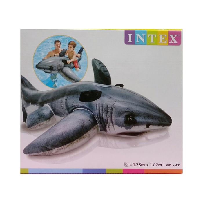 Jual Pelampung Intex Great White Shark Ride On 57525 - Jakarta Barat ...