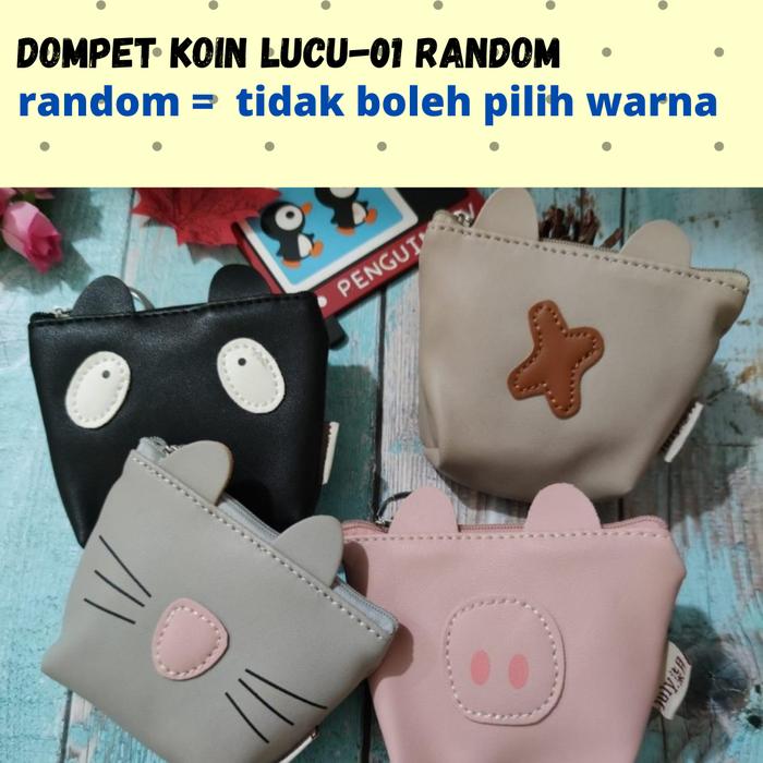 Gambar [SUPER PROMO] Dompet Koin Lucu Cute Coin Wallet Kekinian -random warna - LUCU 1 dari Mega Indo Grosir undefined Tokopedia