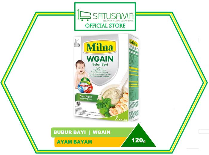 Gambar MILNA WG 6+ A BAYAM 120 G dari SatuSama Milk Diapers undefined Tokopedia