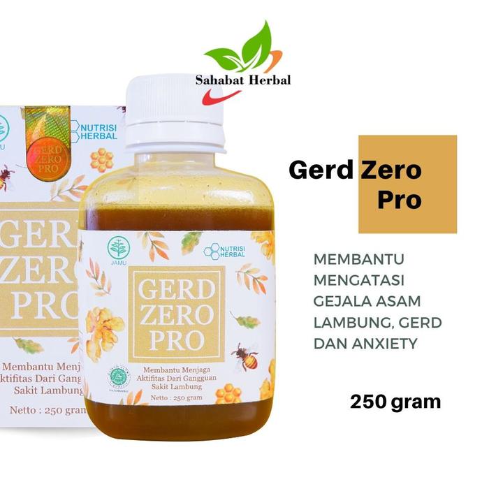 Gambar GERD ZERO PRO / OBAT LAMBUNG MADU HERBAL AMPUH / MAAG / ANXIETY / - "new" 1 box dari agnesalexandramall undefined Tokopedia