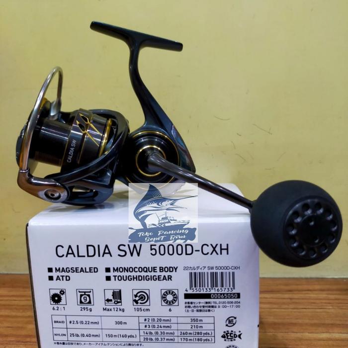 Jual Reel DAIWA CALDIA SW 4000D CXH 5000D CXH NEW 2022 - 6000D-H