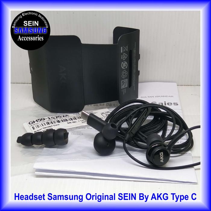 Gambar Original SEIN Headset AKG samsung galaxy S20 S20+ S20 Ultra - Hitam dari Grosir Acc Original undefined Tokopedia