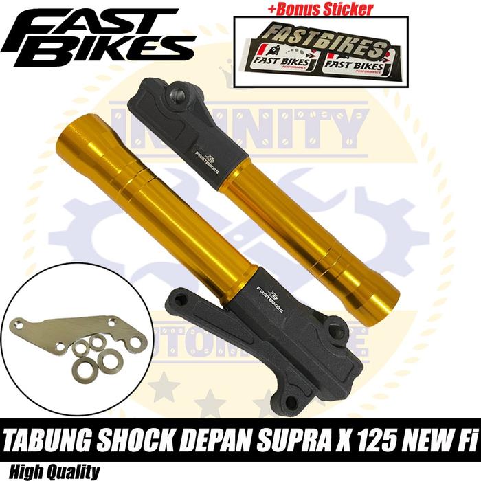 Gambar TABUNG SHOCK DEPAN FAST BIKES BLADE ABSOLUTE REVO FIT SUPRA X 125 - Gold dari Infinity Automotive undefined Tokopedia