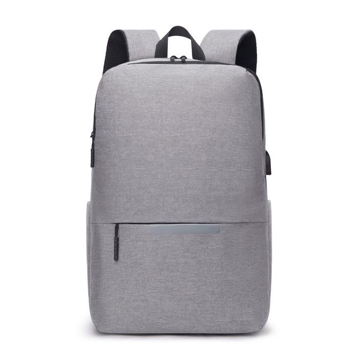 Gambar Techdoo Tas Ransel Laptop USB Charge Tas SekolahTas Travel Koper TR208 - Abu-abu dari Techdoo undefined Tokopedia