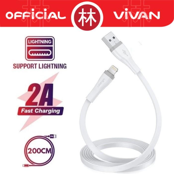 Gambar Vivan SL200S Data Cable Lightning 2A 200cm - Vivan SL200S dari Liem Group undefined Tokopedia