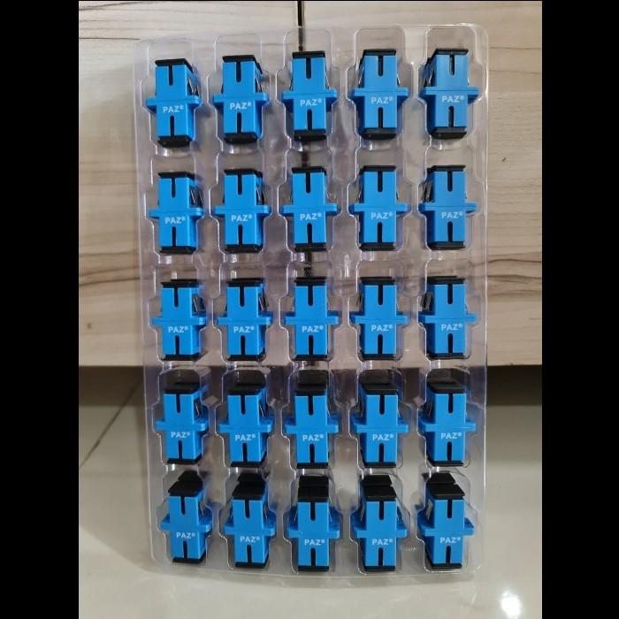 Jual Barrel Fiber Optic / Adapter Fiber Optic Sc Upc Merk Paz Isi 50 ...