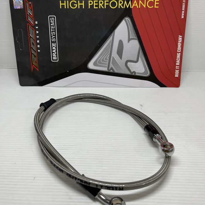 Gambar Kabel Selang Rem Depan Ride it Ukuran 95 CM MODEL KTC UNIVERSAL ALL MO - Silver dari DJH ONLINE SHOP undefined Tokopedia