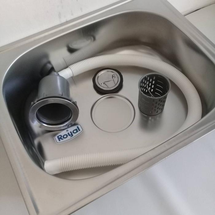 Gambar Kitchen Sink / Bak Cuci Piring Royal / Royal SB 42 E - + KRAN TANAM dari Sentral Kamar Mandi undefined 5 Tokopedia