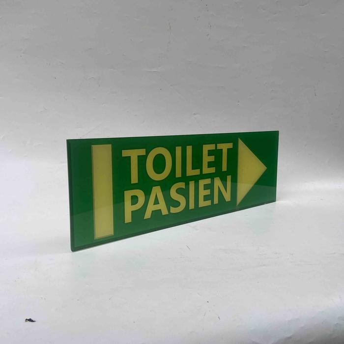 Gambar Akrilik Toilet (Penunjuk Arah) - Arah kanan dari Sahabat Sejasa undefined Tokopedia