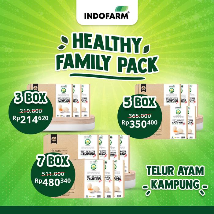 Gambar Telur Ayam Kampung Asli (Omega) - Healthy Family Pack - 3 Box dari Indofarm Product undefined Tokopedia