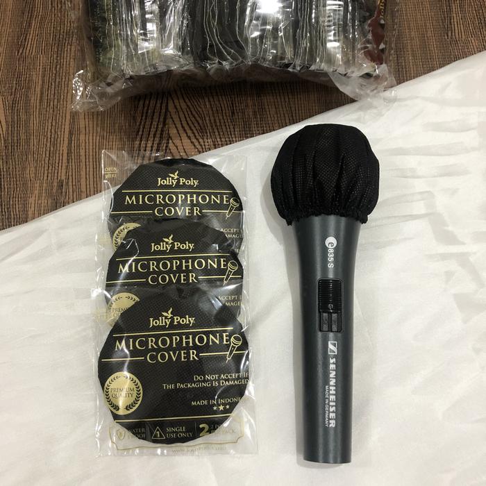 Gambar COVER MIC SARUNG MIC ECER WARNA PELINDUNG MIC PEMBUNGKUS MIKROFON - Hitam dari Baby Jee Store undefined Tokopedia