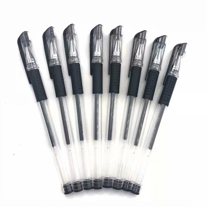 Gambar Pulpen Gel Ink Pen 0.5mm 3 Warna Alat Tulis Perlengkapan Sekolah Pena - Hitam dari Galery Jakarta undefined Tokopedia