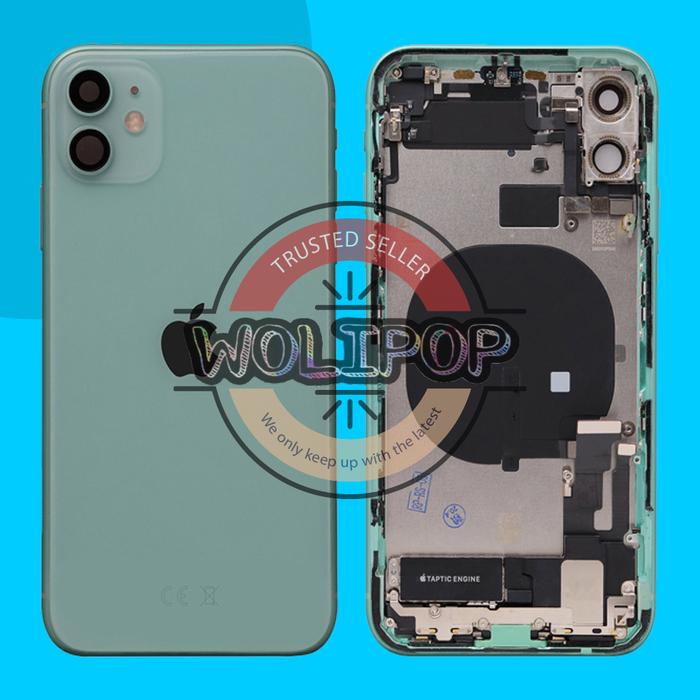 Gambar CASING HOUSING IPHONE 11 ORIGINAL NEW - Hijau dari WOLIPOP undefined Tokopedia