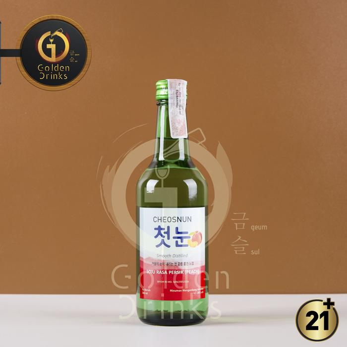 Gambar CHEOSNUN SOJU All Variants + FREE SLOKI (360ml) - Peach dari Golden Drinks Geum Sul undefined Tokopedia
