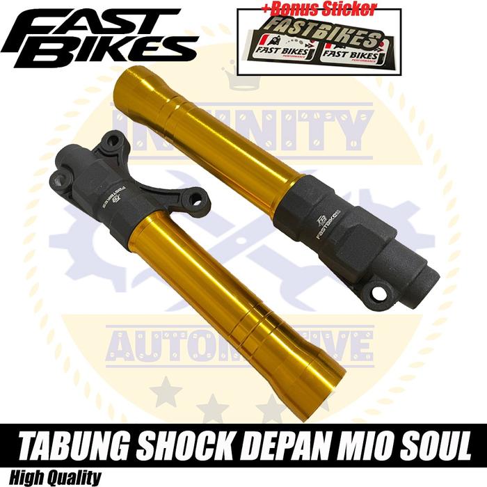 Gambar Tabung Shock Depan Fast Bikes Mio Smile Mio Soul Mio J Mio Soul Dll - Gold dari Infinity Automotive undefined Tokopedia
