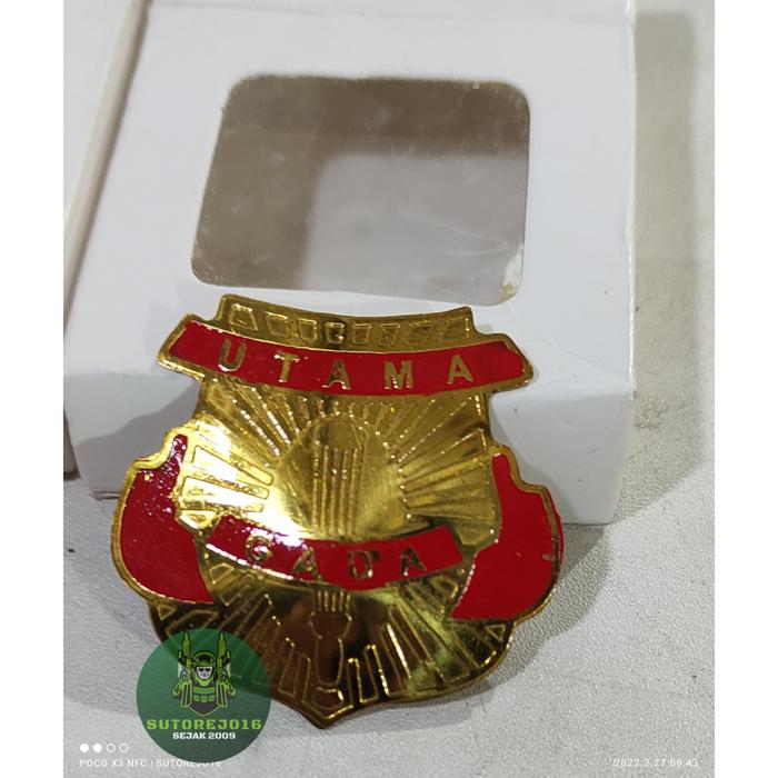 Gambar pin satpam logo gada pratama gada madya gada utama - gada utama dari sutorejo16 undefined Tokopedia