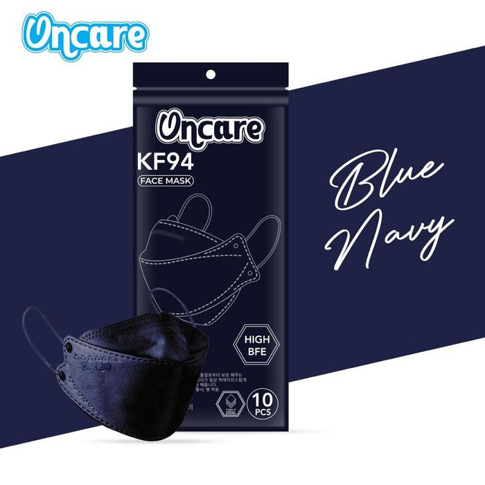 Gambar Masker KF94 Dewasa Oncare -WARNA BARU MURAH TEBAL - Navy dari Lesformore Kota Tangerang Tokopedia
