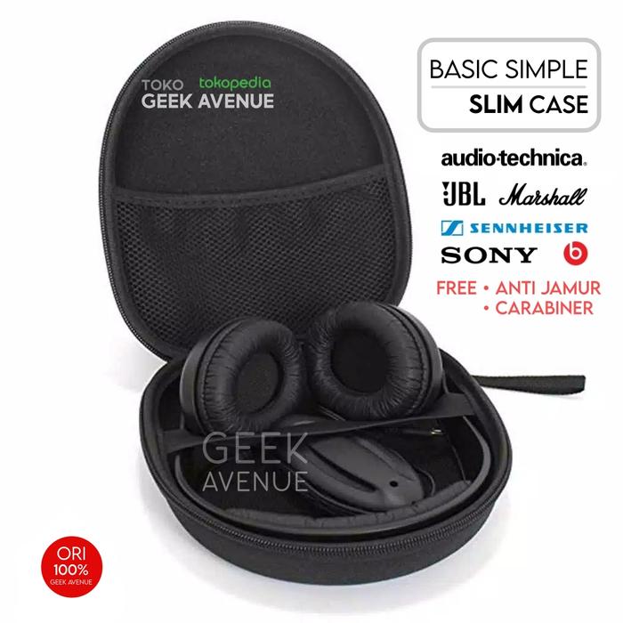 Promo Slim Storage Headphone Case Pouch Hardcase for JBL Sony ATH Sennheiser  - CASE ONLY - Jakarta Selatan - Geek Avenue | Tokopedia