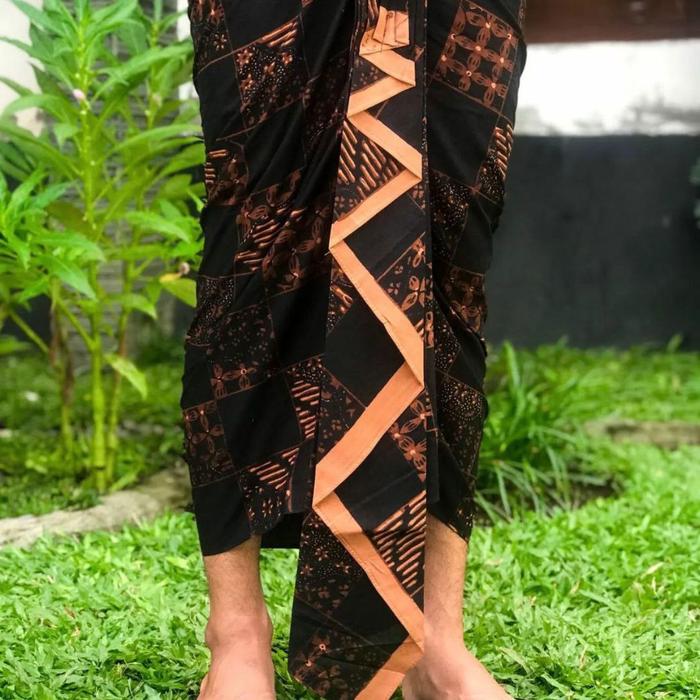 Gambar Kamen kancut setengah jadi pria pakaian adat Bali - batik, All Size dari Andira Bali Busana undefined Tokopedia
