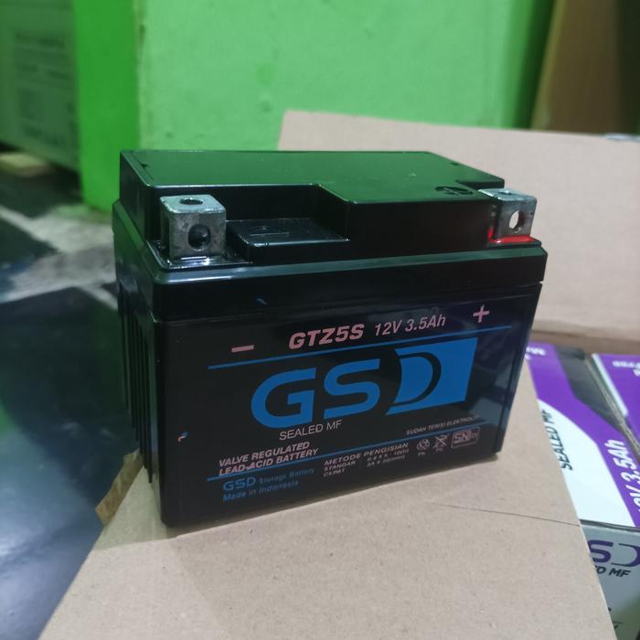 Aki motor All matic GS GTZ5S 12v 3.5Ah Japan Teknologi