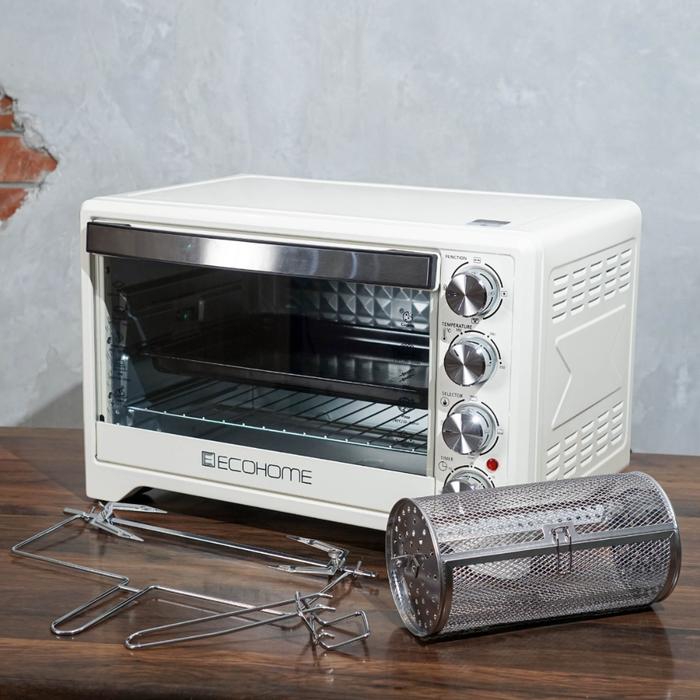 Gambar ECOHOME Electric Oven Platinum 38L Low Watt (EOP 888) FREE Basket - +Basket, Putih dari toko acak medan undefined Tokopedia
