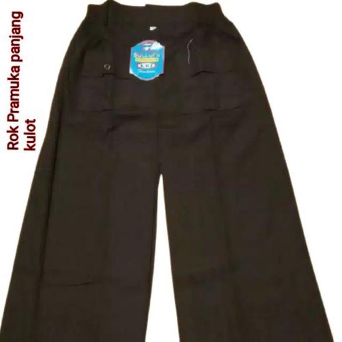 Gambar Rok celana Pramuka panjang/rok kulot Pramuka panjang - Cokelat, L6 dari HUSBAN STORE undefined Tokopedia