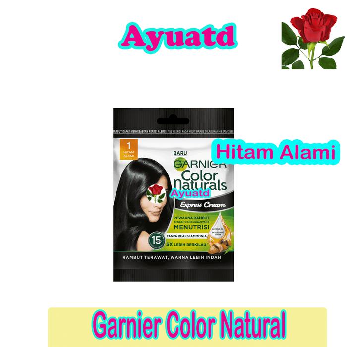 Gambar Garnier Color Naturals / Cat Rambut Sachet 20ml + 20 g - Hitam Alami dari AYUCOSME undefined Tokopedia