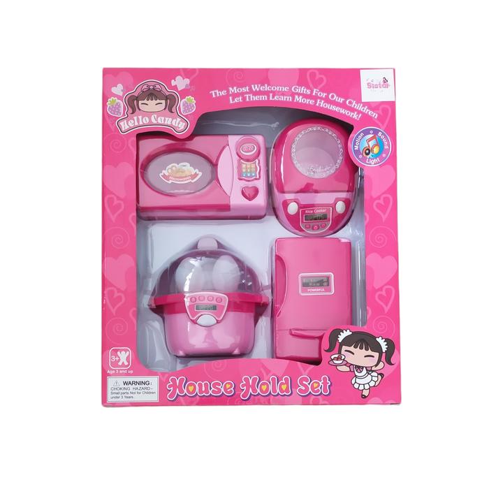 Gambar Mainan Peralatan Rumah Tangga Hello Candy House Hold Set - SET D dari Dpolkadot undefined Tokopedia