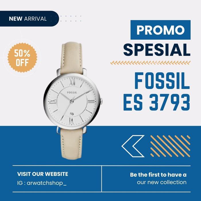 Promo JAM TANGAN WANITA FOSSIL ES 3793 