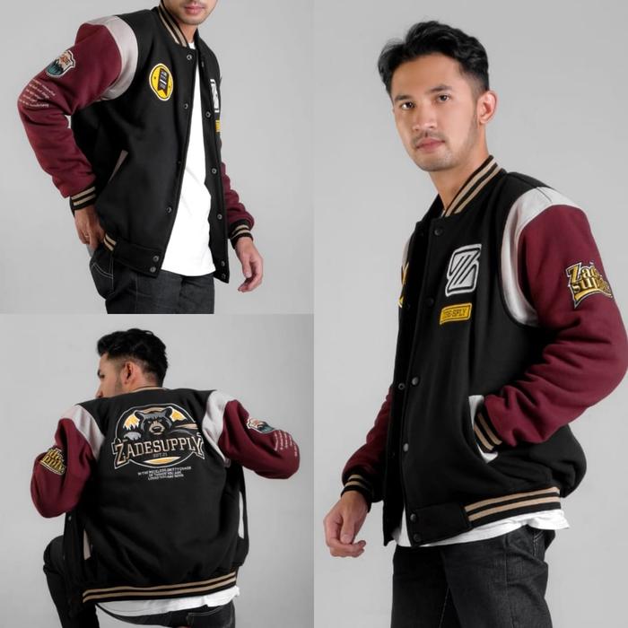 Gambar jaket varsity baseball-jaket pria-jaket bomber-jaket distro-jaket - GAMBAR 1, M dari ARCHORE CROWD OFFICIAL SHOP undefined Tokopedia