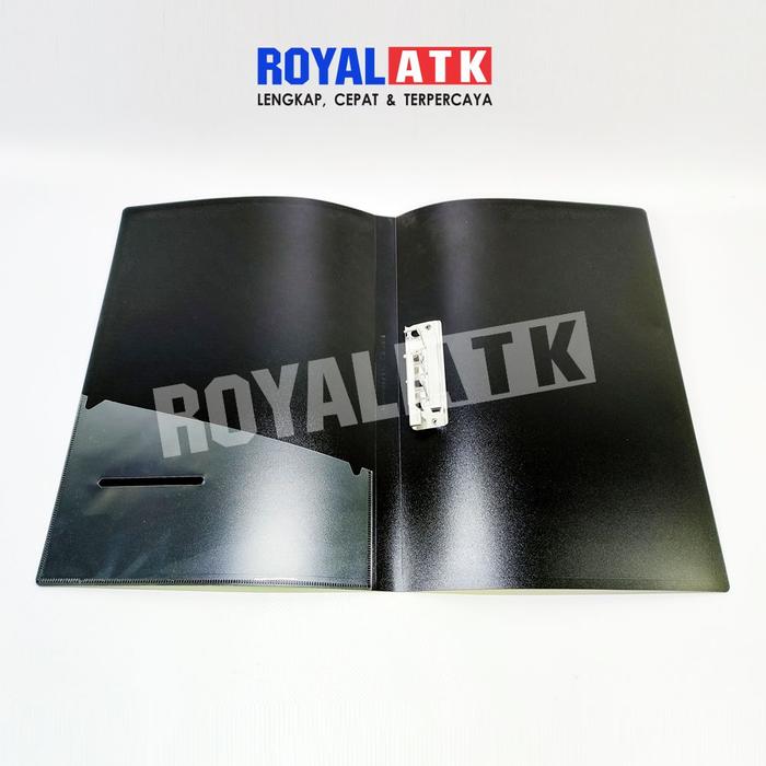 Gambar Map Jepit Plastik / Klip File Document Organizer Map Folio MF 8115 Big - Hitam dari Royal ATK undefined Tokopedia