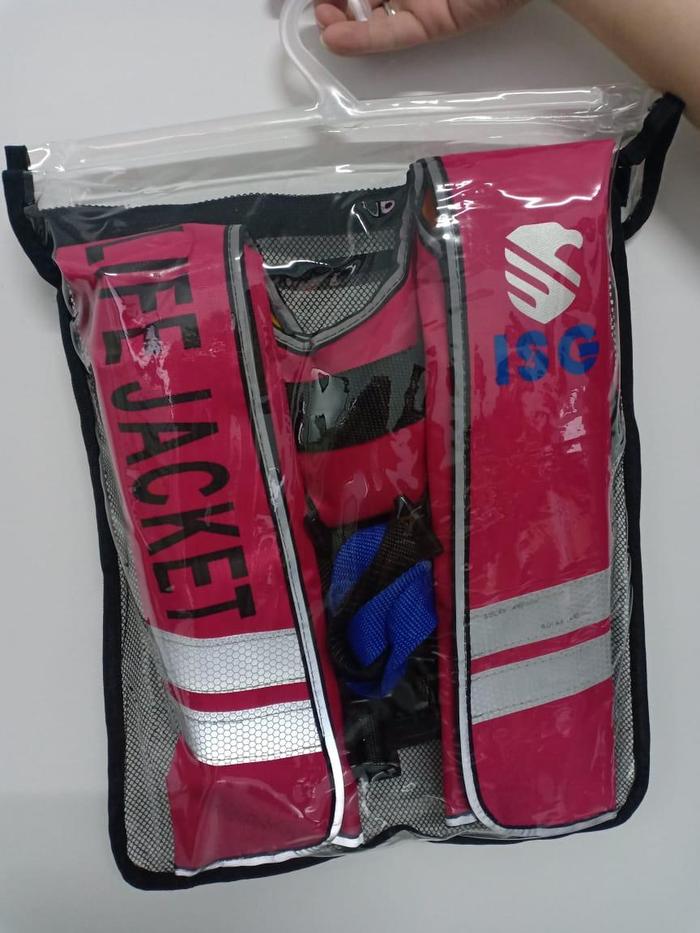Gambar AUTOMATOC LIFE JACKET CO2, JAKET PELAMPUNG, Life Vest, Rompi pelampung - Merah Muda dari VGS Safety Store undefined Tokopedia