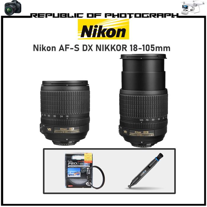 Nikon AF-S NIKKOR 18-105mm 3.5-5.6G VR NIKON AF-S DX NIKKOR 18-