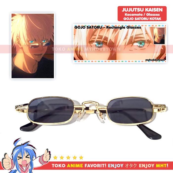 Gambar Kacamata Gojo Satoru Jujutsu Kaisen Kostum Cosplay Anime - Rectangle-Kotak dari Toko Anime MyHobbyTown undefined Tokopedia