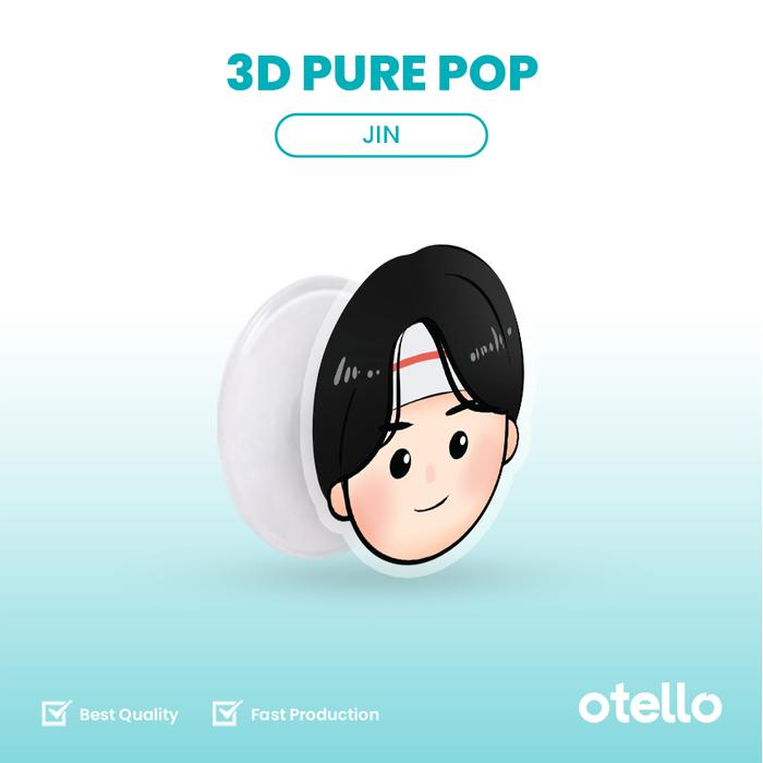 Gambar Griptok Akrilik BTS Character | Griptok Popstand BTS Merchandise KPOP - Jin dari Otello Studio undefined Tokopedia