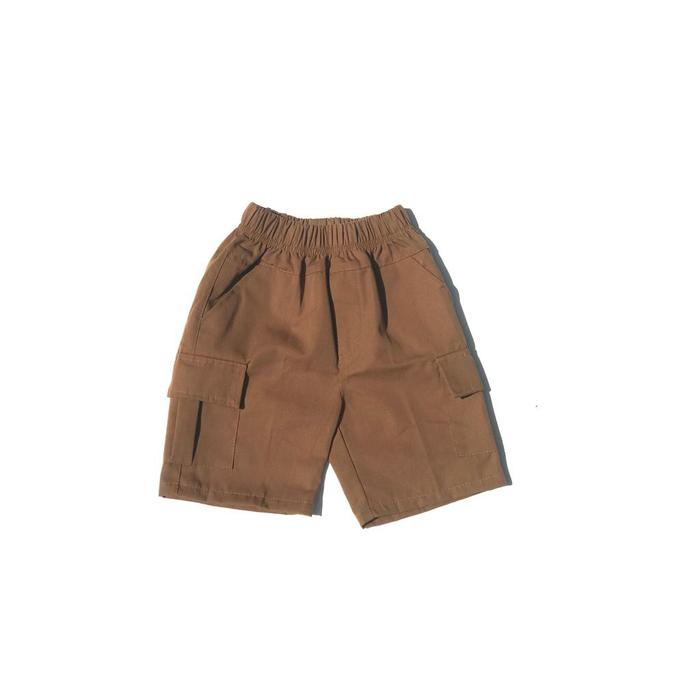Gambar celana pendek anak laki laki cargo 1-13 tahun - Mocca, 18 (12-13thn) dari Al Fatih Kids Store undefined Tokopedia