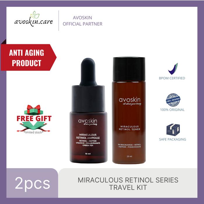 Gambar Avoskin Miraculous Retinol Ampoule - Travel Kit dari Avoskin.care undefined Tokopedia