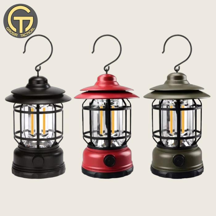 Gambar lampu camping led rechargeable/lampu tenda /lampu outdoor/ L-27 dari GROSIR TACTICAL ARMY undefined Tokopedia
