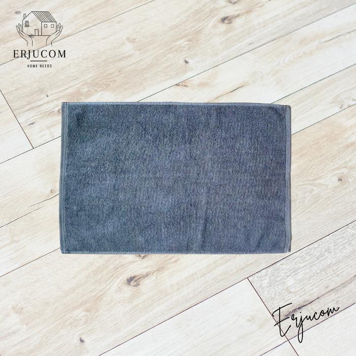 Gambar Clavellui Keset Handuk Kaki 60 x 40 cm 100% Cotton Bath Mat Premium - GREY dari erjucom undefined Tokopedia