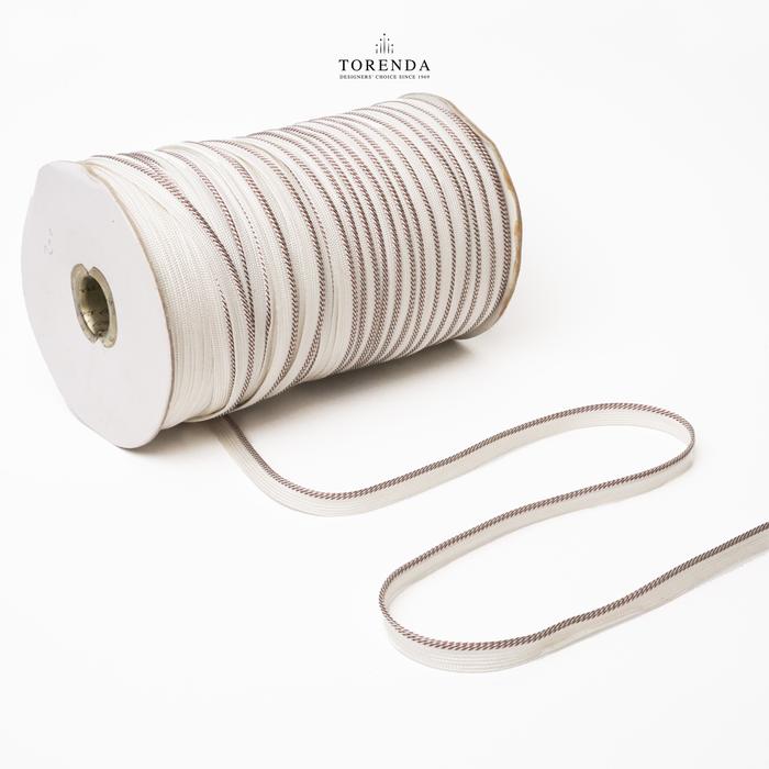 Gambar Torenda Renda Bis Varian Warna / Meter 2 - White and Brown dari Torenda undefined Tokopedia