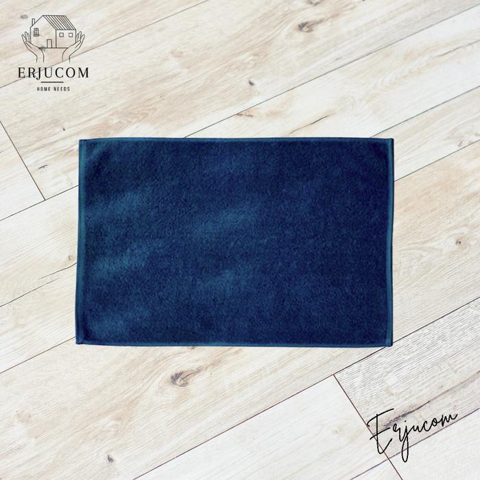 Gambar Clavellui Keset Handuk Kaki 60 x 40 cm 100% Cotton Bath Mat Premium - NAVY dari erjucom undefined Tokopedia