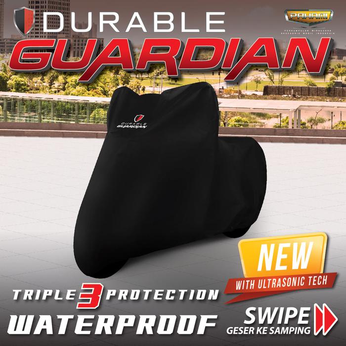Gambar CFMoto 250 CL-X 450 MT 675 SR-R CLC 450 800 MTX 250 SR Lite Cover Motor Guardian Durable Waterproof - Black, CFMOTO 675 SR-R dari Durable Indonesia undefined Tokopedia
