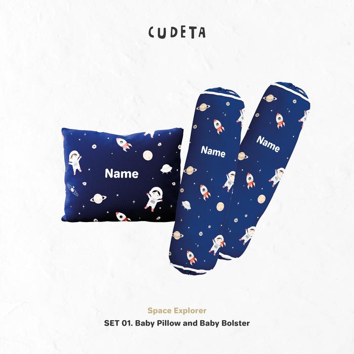 Gambar Bedding Set Cudeta - Space Explorer - Set 1, Blue dari Cudeta undefined Tokopedia