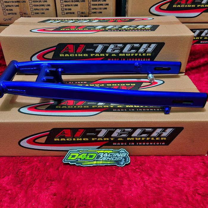 Gambar swing arm aitech satria fu gold - Biru dari D4D racing shop undefined Tokopedia