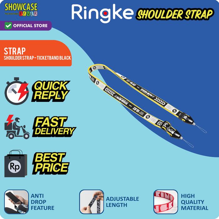 Gambar Ringke Compatible For Shoulder Strap Tali lanyard Gadget Camera Handphone Nylon - S-Ticket dari ShowcaseFever undefined Tokopedia