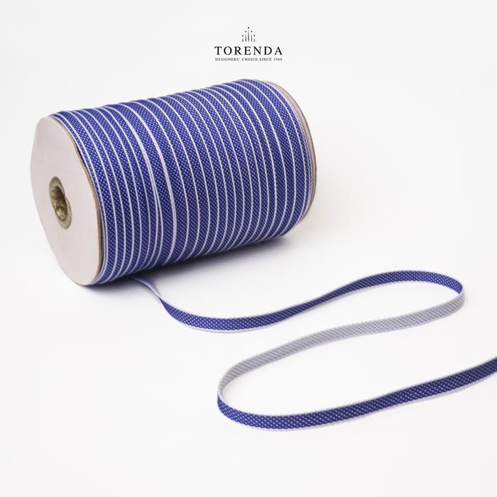 Gambar Torenda Renda Bis Varian Warna / Meter - Blue white line dari Torenda undefined Tokopedia