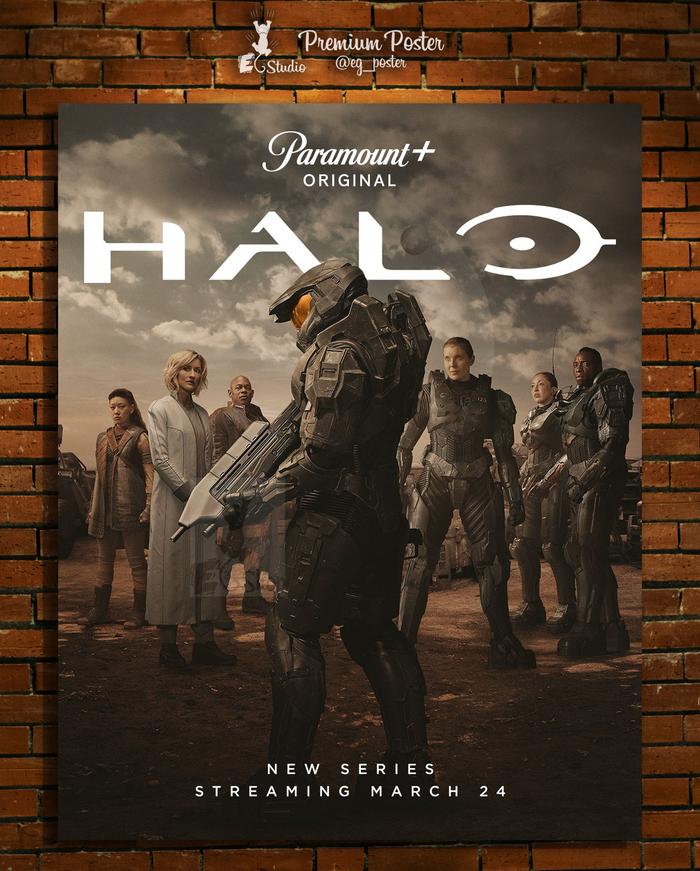 Gambar Poster Tv Movie series - Halo - 73 x 90 cm, KAI-125 dari EG STUDIO Tokopedia undefined Tokopedia
