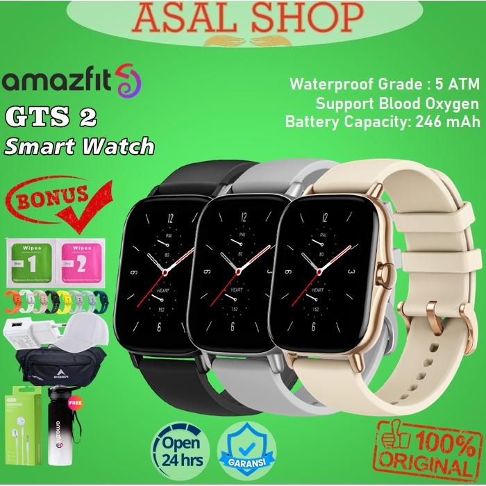 Jual Amazfit GTS 2 GTS 2E Smartwatch Where Style Meets Health Garansi Resmi  - GTS 2E - Black, Free AG - Jakarta Utara - asal shop 99 | Tokopedia