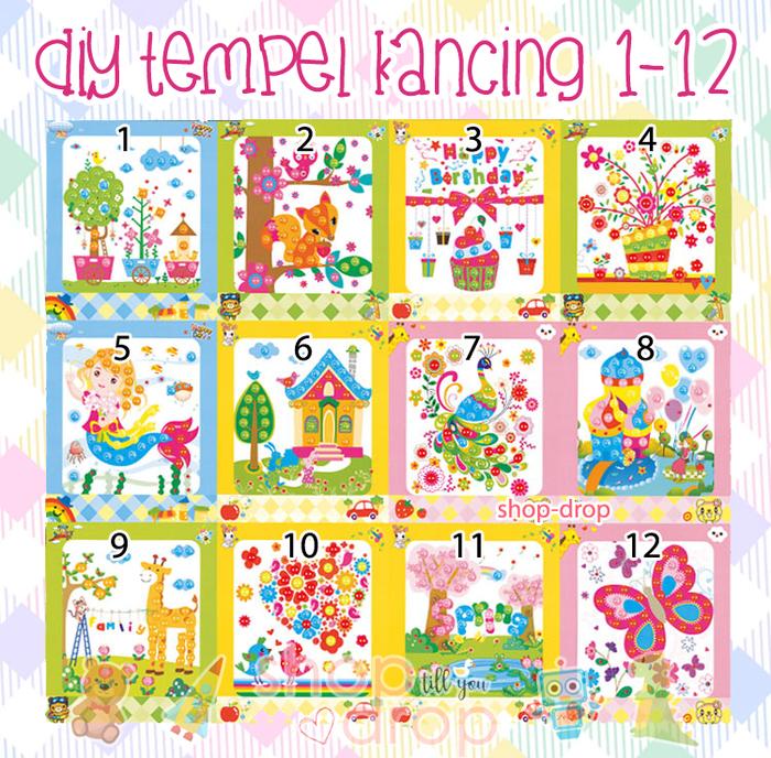 Gambar DIY sticker kancing-Mainan edukasi anak-Tempel kancing-Montessori #2 - 11 - Spring dari ShopDrop88 undefined Tokopedia